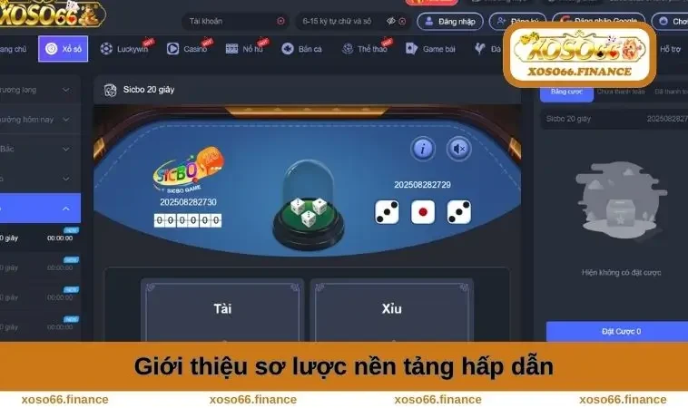 Xổ Số XOSO66 1 Giới thiệu sơ lược nền tảng hấp dẫn